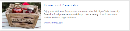 MSU Extension - Home Food Preservation